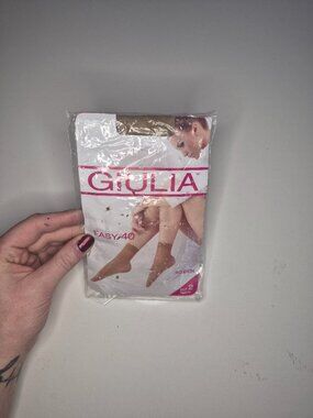 NEW Giulia Easy 40 Nylon Socks 2 Pair Damaged Package- Socks New